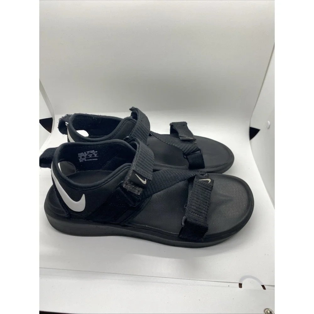 Nike Vista Men's Size 10 Sport Loop Strap Sandals Black w/ White DJ6606-001